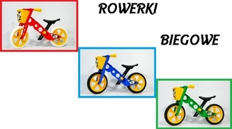 ROWEREK BIEGOWY PLASTIK "LESZKO"