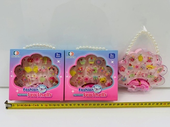 ZEST.PIERŚCIONKÓW 15SZT W MUSZELCE 2363-128A