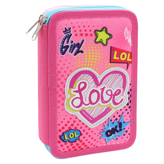 Penál 2-posch. prázdný - Love