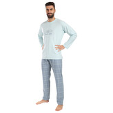 Pánské pyžamo Gino zelené (79177-LxGMGA) 3XL