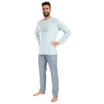 Pánské pyžamo Gino zelené (79177-LxGMGA) 3XL Pánské pyžamo Gino zelené (79177-LxGMGA) 3XL