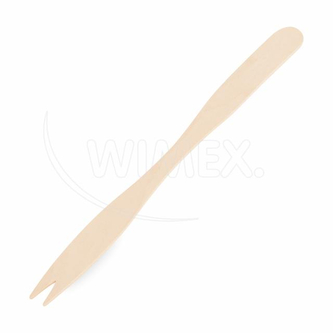Vidlička svačinová (dřevěná FSC 100%) dlouhá 14cm [500 ks]