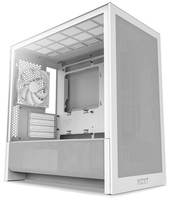 NZXT skříň H3 Flow / microATX / 1x120mm / USB / USB-C / bílá