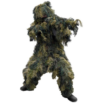 Maskovací oblek hejkal CamoSystems Anti Fire, US woodland, M-L