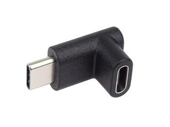 PremiumCord Adaptér USB-C/male - C/female zahnutý 90°