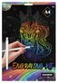 Škrabací obrázek duhový, A4 - unicorn