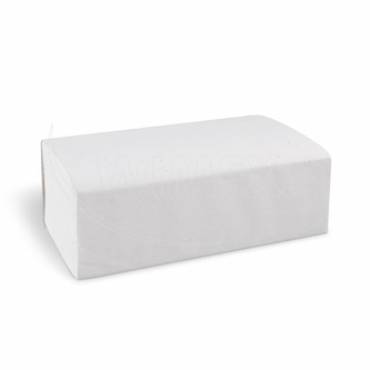 Papírový ručník (FSC Mix) ZZ skládaný Z 2vrstvý bílý 20,6 x 24 cm [3750 ks]
