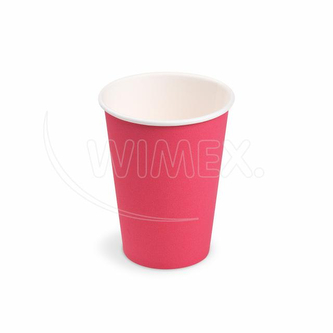 Papírový kelímek (FSC Mix/PE) fuchsia Ø74mm 240ml [10 ks]