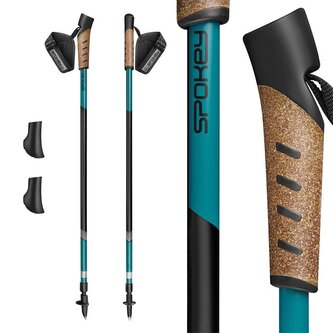 Spokey PEAK Hole Nordic Walking, 2dílné, modré Spokey PEAK Hole Nordic Walking, 2dílné, modré