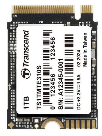 Transcend MTE310S 1TB SSD disk M.2 2230, NVMe PCIe Gen4 x4, 3D TLC, DRAM-less, 5000MB s R, 3500MB s W