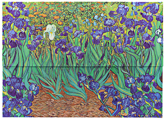 Teczka A4 Van Gogh"s Irises Document Folder, Paperblanks