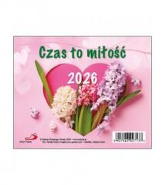 Kalendarz 2026 biurkowy Czas to miłość