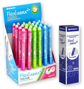 Zestaw promocyjny Długopisów ścieralnych Flexi Abra Colour 24 szt. + 20 szt wkładów, Penmate