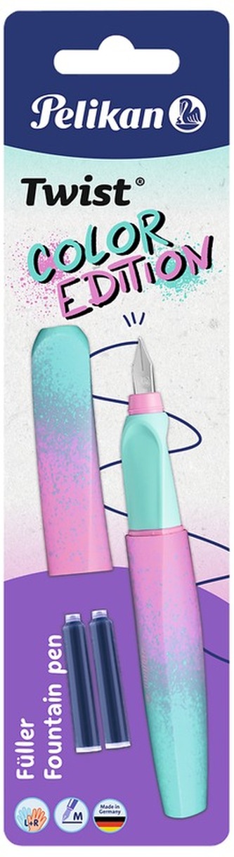 Pióro wieczne Twist M Color Edition pastelowe + naboje, Pelikan