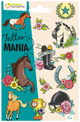 Tatuaże zmywalne Jeździectwo, Avenue Mandarine