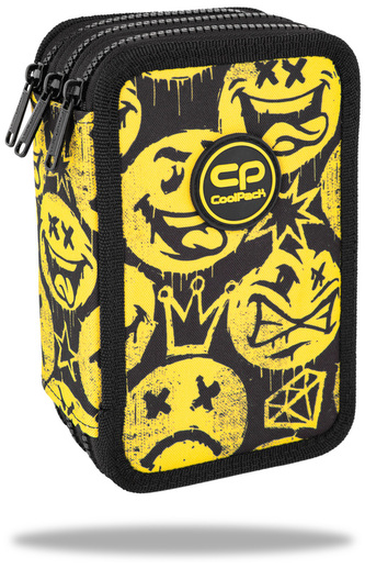 Piórnik potrójny z wyposażeniem Jumper 3 Be Happy CoolPack, Patio