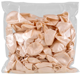 Balony metalizowane 10"" biąłe 100szt, Arpex