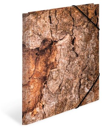 Teczka z gumką A4 Drewno, Herma