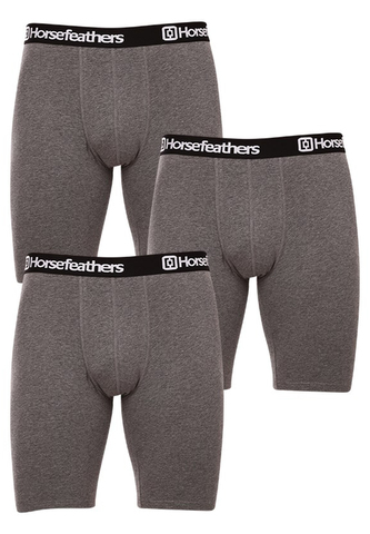 3PACK pánské boxerky Horsefeathers Dynasty long (AM195B) XL