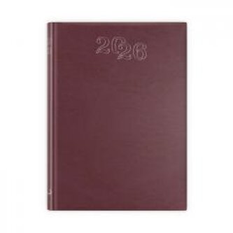 Terminarz 2026 B7 bordowy