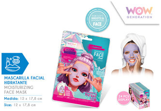 Nawilżająca maseczka na twarz Wow Generation, Kids
