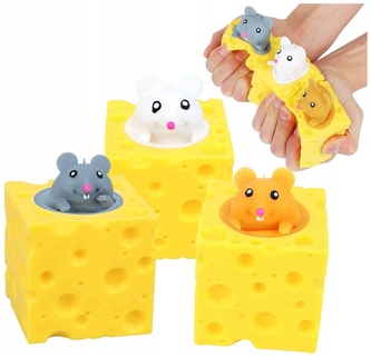 Gniotek Myszka w serze chowającą się, Norimpex