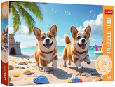 Puzzle 100-el. Corgi - piesek, Trefl