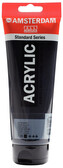 Farba akrylowa czarna 735  tuba 250 ml., Amsterdam