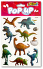 Naklejki metaliczne Dinosaurs PUP-2302 Kolori, Penmate
