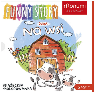 Książeczka kolorowanka "Dzień na wsi"  Monumi