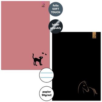 Zeszyt A4 32k. linia 90g Animal Sketch 1 ZA432K2LAS15, Bee-Bee