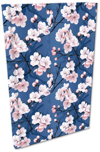 Notes A5 Soft Touch w kratkę Kwiat Wiśni, Bee-Bee