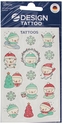 Tatuaże bożonarodzeniowe dla dzieci - bałwanki, Avery