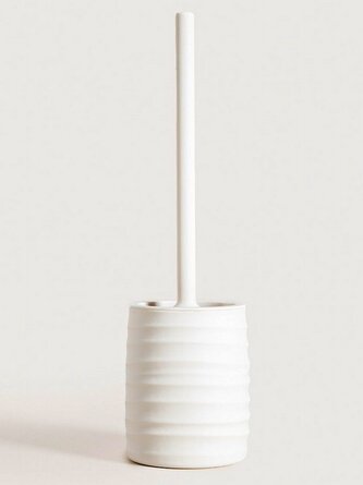 TORUS WC štětka s reliéfem bílá | 10,2x10,2x36,5 cm | 733673