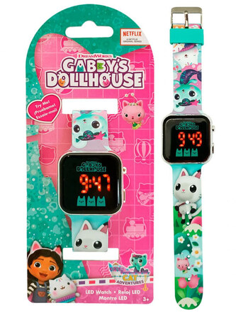 Zegarek cyfrowy LED z kalendarzem Domek Gabi GD00077, Kids