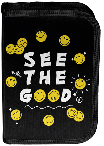 Piórnik bez wyposażenia Smiley SM25LU-P001BW, Paso