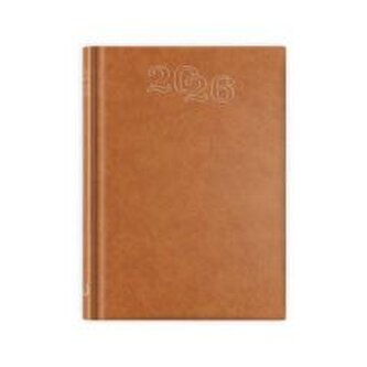 Terminarz 2026 B6 standard brązowy