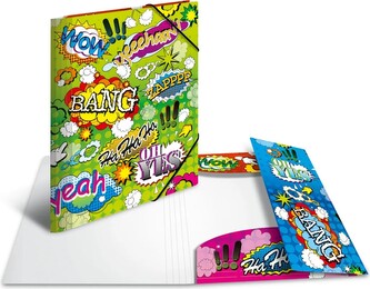 Teczka z gumką A4 plastikowa Komiks, Herma