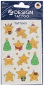 Tatuaże bożonarodzeniowe dla dzieci - gwiazdy, Avery