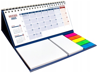 Kalendarz Szkolny z notesem spiralowany granat 2025/2026, Wokół Nas