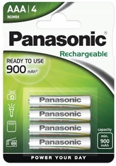 Akumulator R3 (AAA) 900 mAh HR3 blister 4 szt., Panasonic