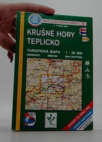 Krušné hory-Teplicko /KČT 6 1:50 000 Turistická mapa