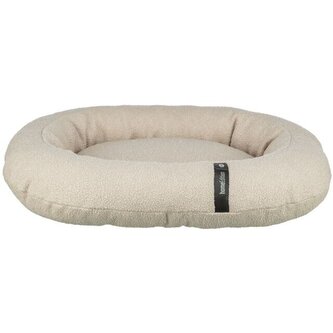 CityStyle Vital Bed HOME Edition, ortopedické oválné lůžko s okrajem, krémová - 95 x 80 cm
