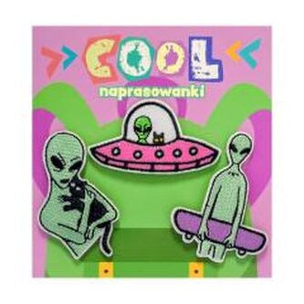 Naszywki/ naprasowanki na plecak cool. Ufo