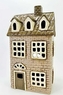 Keramický domek na čajovou svíčku, hnědý 25,5x14x9,5 cm