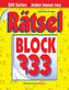 Rätselblock 333 (5 Exemplare à 2,99 EUR)