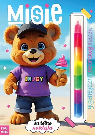 Misie. Gigantyczny neonowy mazak. Marker modułowy