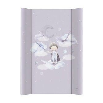 CEBA 216-000-818 Przewijak twardy krótki 50x70 Basic Wild Swans (Dzikie łabędzie)