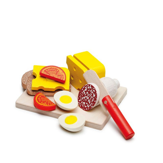 Drewniany zestaw produktów do przygotowywania kanapek Erzi
