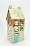 Keramický domek na čajovou svíčku, 21,5x10x9,5 cm
